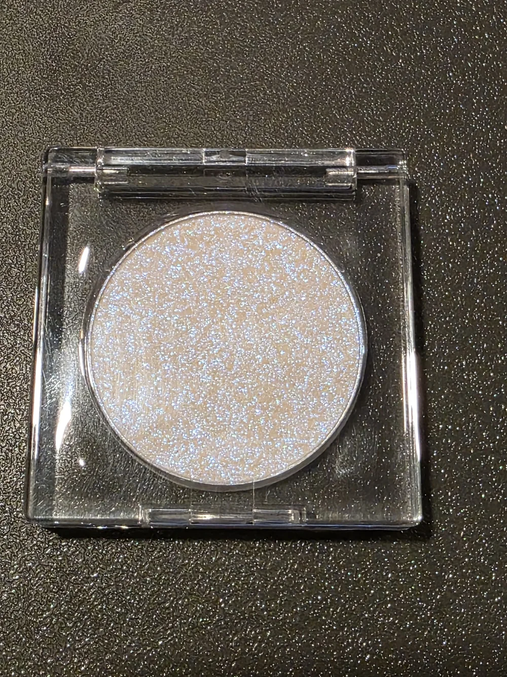 Amazon Iridescent White Eyeshadow with Blue Shimmer